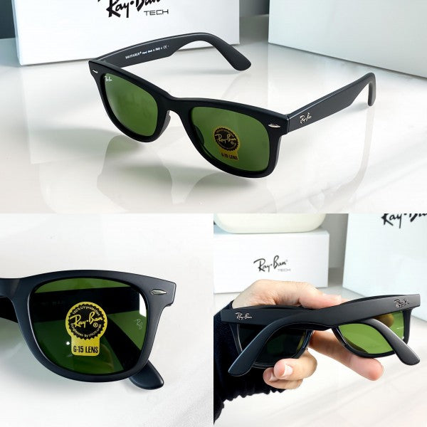 RAYBAN WAYFARER BLACK GREEN 2140