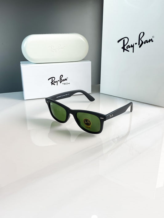 LUXURY SHADED WAYFARER BLACK GREEN 2140