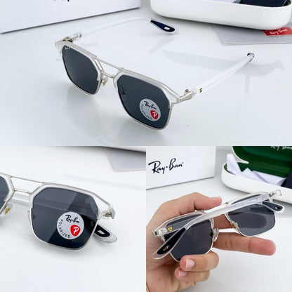 RAYBAN 04 WHITE BLACK