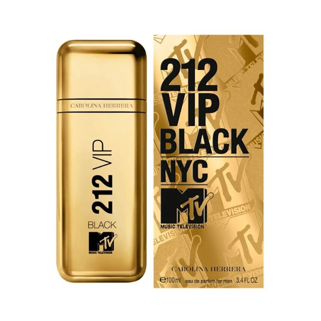 CAROLINA HERRERA 212  VIP BLACK MTV EDITION 100ML EDP