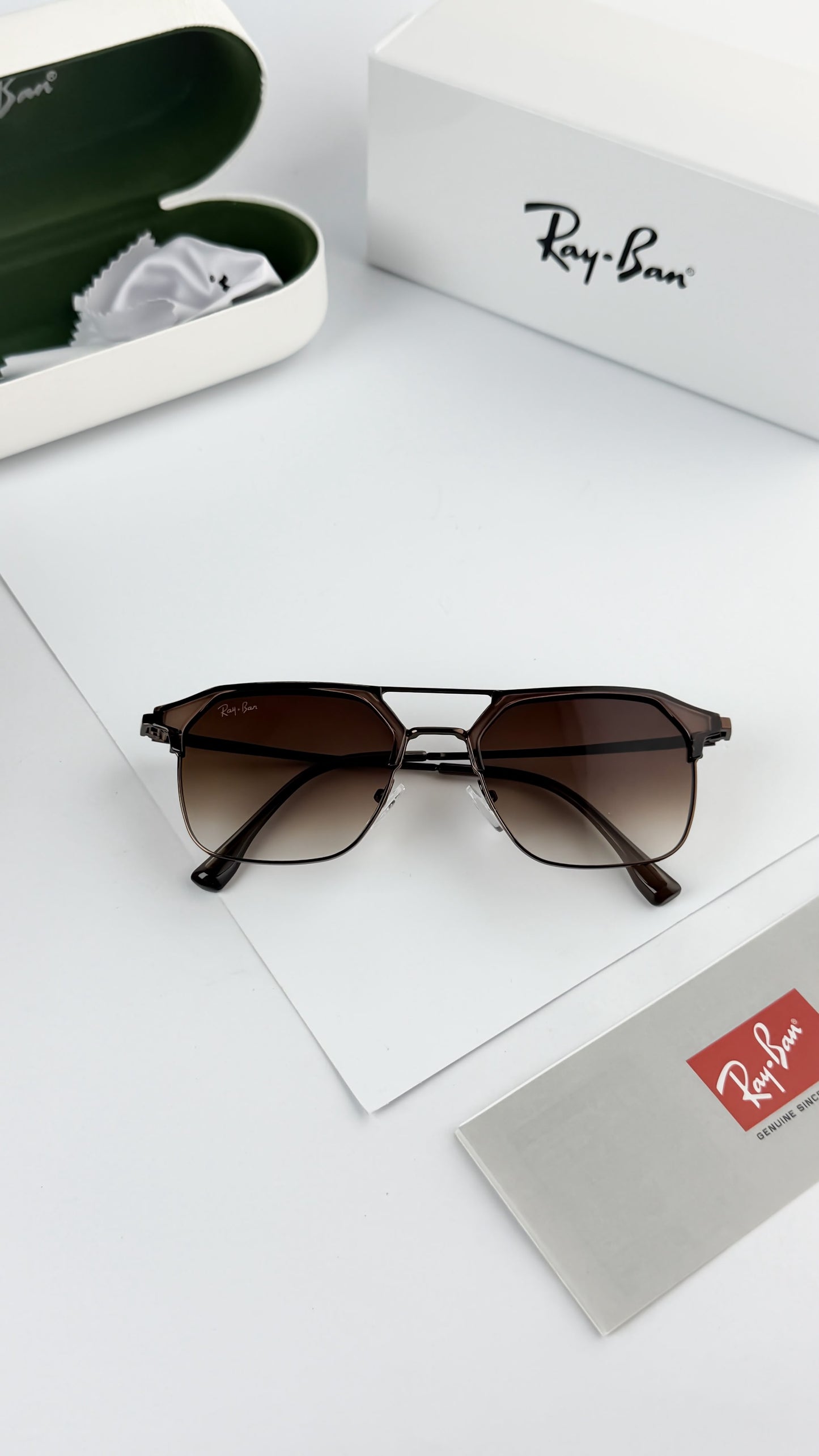 RAYBAN BROWN SHADED