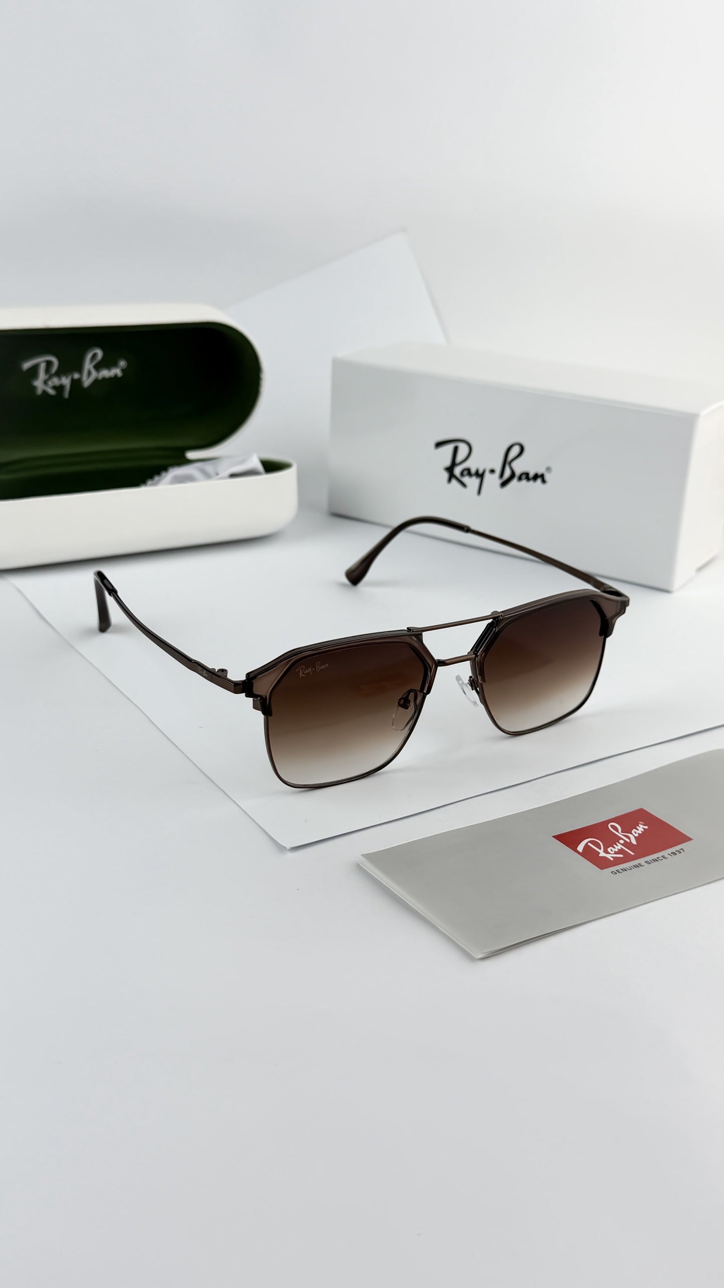 RAYBAN BROWN SHADED